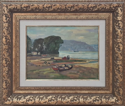 Nihat Tandoğan imzalı tablo — Yağlı Boya, 39×30 cm, 30.500 TL müzayede satışı