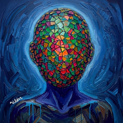 Vildan Altınkaya imzalı tablo — Akrilik Boya, 60×60 cm, 8.000 TL müzayede satışı