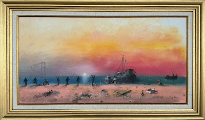 Işıl Özışık imzalı tablo — Yağlı Boya, 60×30 cm, 32.500 TL müzayede satışı