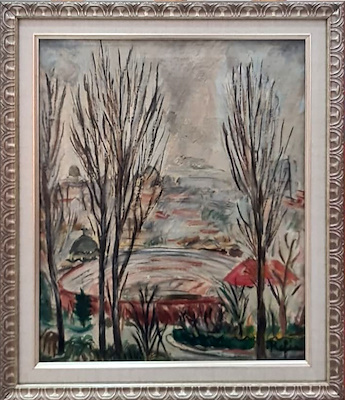 Refia Edren Çıray imzalı tablo — Yağlı Boya, 38×46 cm, 35.500 TL müzayede satışı