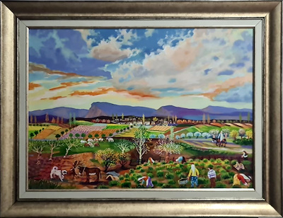 Yavuz Saraçoğlu imzalı tablo — Yağlı Boya, 50×70 cm, 7.500 TL müzayede satışı