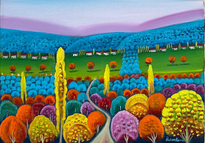 Hasan Kara imzalı tablo — Akrilik Boya, 50×70 cm, 4.500 TL müzayede satışı