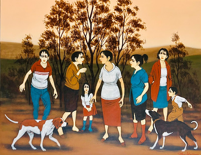 Orhan Umut imzalı tablo — Akrilik Boya, 80×100 cm, 190.000 TL müzayede satışı