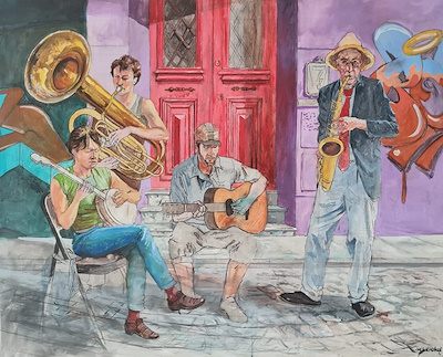 Suat Ali Karataş imzalı tablo — Karışık Teknik, 80×100 cm, 15.000 TL müzayede satışı
