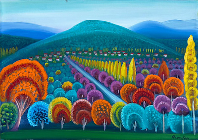 Hasan Kara imzalı tablo — Akrilik Boya, 50×70 cm, 5.000 TL müzayede satışı