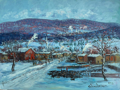 Çoban Ressam imzalı tablo — Yağlı Boya, 80×100 cm, 22.500 TL müzayede satışı