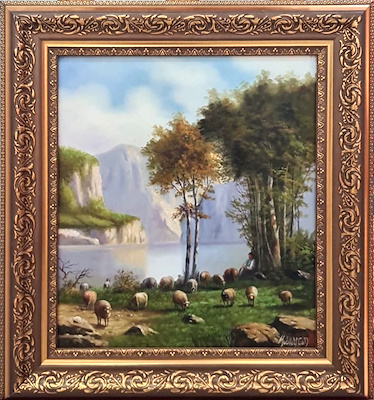 Kubilay Can imzalı tablo — Yağlı Boya, 36×42 cm, 16.000 TL müzayede satışı