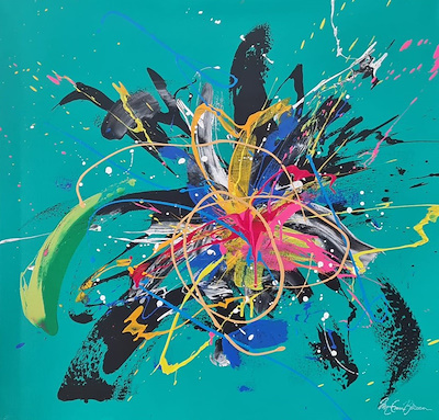 Mehmet Emin Birsen imzalı tablo — Yağlı Boya, 90×90 cm, 5.000 TL müzayede satışı