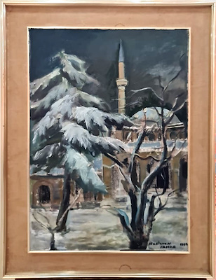 Nesteren Tamer imzalı tablo — Yağlı Boya, 45×62 cm, 11.000 TL müzayede satışı
