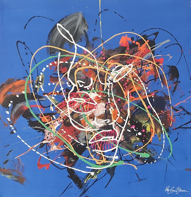 Mehmet Emin Birsen imzalı tablo — Yağlı Boya, 90×90 cm, 5.000 TL müzayede satışı