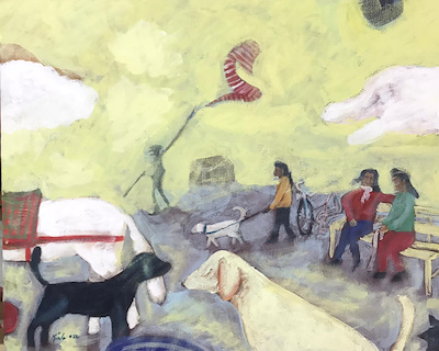 Şerif Kino imzalı tablo — Akrilik Boya, 50×40 cm, 5.000 TL müzayede satışı