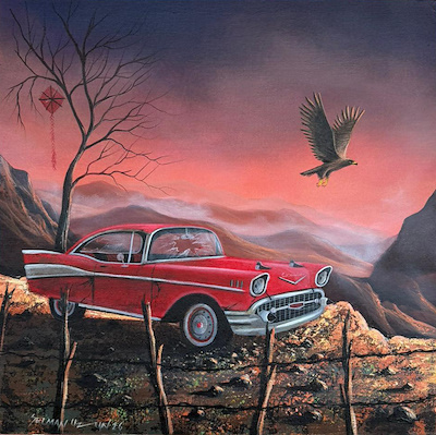 Selman Uzun imzalı tablo — Akrilik Boya, 50×50 cm, 37.500 TL müzayede satışı