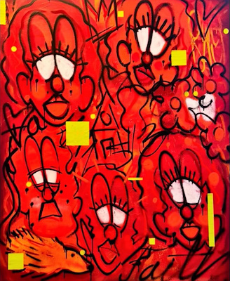 Fatih Kaan Karaca imzalı tablo — Yağlı Boya, 100×120 cm, 10.000 TL müzayede satışı