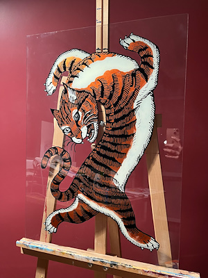 Pelin Kumsal imzalı tablo — 50×70 cm, 1.500 TL müzayede satışı