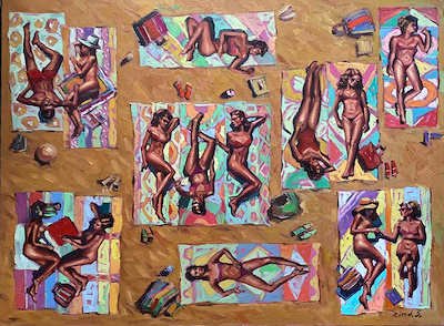 Ziyad Sultanov imzalı tablo — Yağlı Boya, 80×65 cm, 50.000 TL müzayede satışı