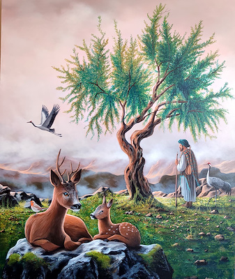 Selman Uzun imzalı tablo — Akrilik Boya, 100×120 cm, 85.000 TL müzayede satışı