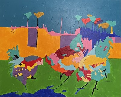 Mustafa Digler imzalı tablo — Akrilik Boya, 100×80 cm, 3.500 TL müzayede satışı
