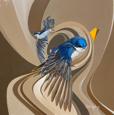 Esra Aydın imzalı tablo — Akrilik Boya, 50×50 cm, 10.000 TL müzayede satışı