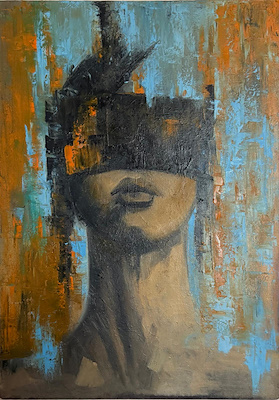Cemile Asadova imzalı tablo — Yağlı Boya, 50×70 cm, 4.000 TL müzayede satışı