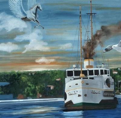 Nurcan Aral imzalı tablo — Yağlı Boya, 50×70 cm, 2.000 TL müzayede satışı