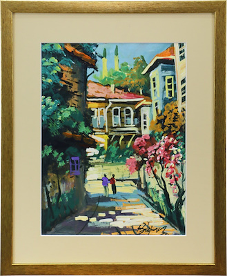 Bülent Yılmaz imzalı tablo — Yağlı Boya, 34×24 cm, 1.500 TL müzayede satışı