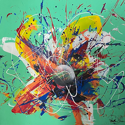 Mehmet Emin Birsen imzalı tablo — Yağlı Boya, 90×90 cm, 6.000 TL müzayede satışı