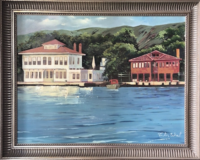 Tülin Erkal imzalı tablo — Yağlı Boya, 80×60 cm, 6.000 TL müzayede satışı