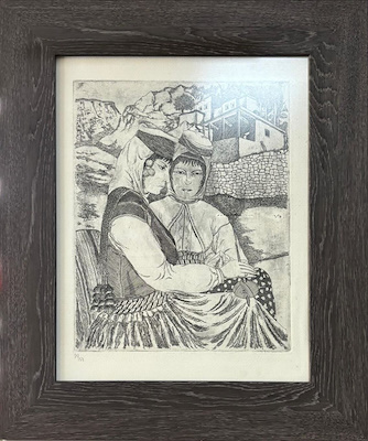 Turgut Zaim imzalı tablo — Serigrafi, 38×47 cm, 15.000 TL müzayede satışı