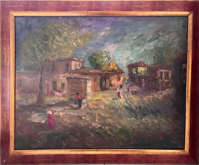 Çoban Ressam imzalı tablo — Yağlı Boya, 60×80 cm, 20.000 TL müzayede satışı
