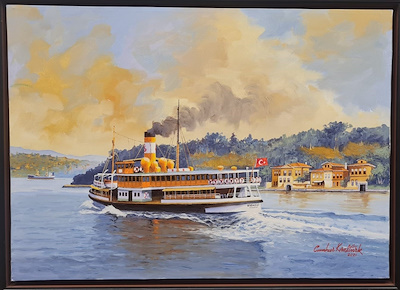 Cumhur Koraltürk imzalı tablo — Yağlı Boya, 50×70 cm, 27.500 TL müzayede satışı
