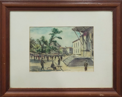 Mehmet Ali Laga imzalı tablo — Karışık Teknik, 20×25 cm, 37.500 TL müzayede satışı