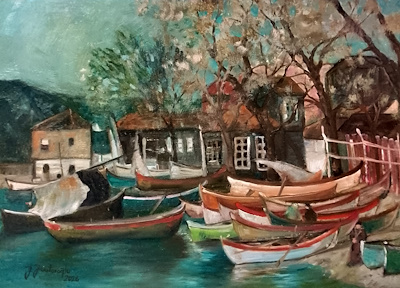 Fulya Saatçioğlu imzalı tablo — Yağlı Boya, 29×40 cm, 6.000 TL müzayede satışı