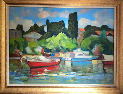 Ümmet Karaca imzalı tablo — Yağlı Boya, 90×120 cm, 65.000 TL müzayede satışı