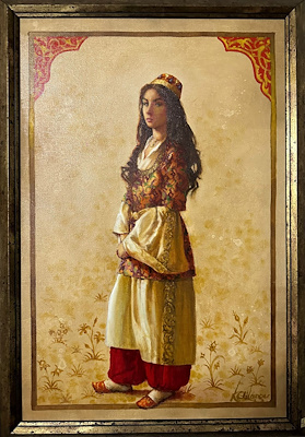 Kamil Aslanger imzalı tablo — 60×40 cm, 45.000 TL müzayede satışı