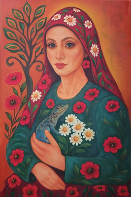 Gülhan Aktuğ Eren imzalı tablo — Yağlı Boya, 60×90 cm, 13.000 TL müzayede satışı