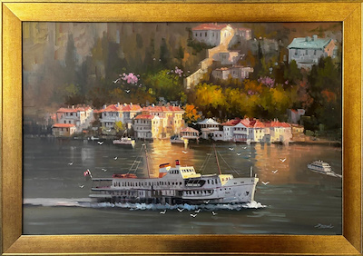 Faysal Çakmaz imzalı tablo — Yağlı Boya, 90×60 cm, 16.000 TL müzayede satışı