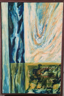 Esin Erol imzalı tablo — Yağlı Boya, 90×60 cm, 6.000 TL müzayede satışı