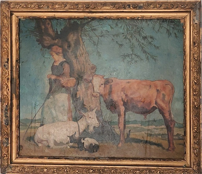Jorda imzalı tablo — Yağlı Boya, 47×57 cm, 16.000 TL müzayede satışı