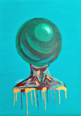 Vildan Altınkaya imzalı tablo — Akrilik Boya, 50×70 cm, 6.000 TL müzayede satışı
