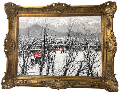 Sabri Akça imzalı tablo — Yağlı Boya, 70×50 cm, 37.500 TL müzayede satışı