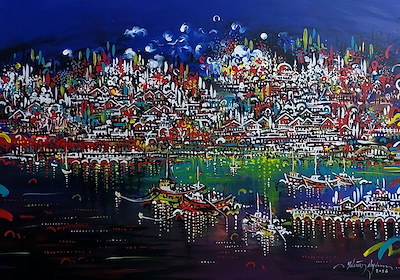 Yılmaz Aydın imzalı tablo — Yağlı Boya, 70×100 cm, 35.000 TL müzayede satışı