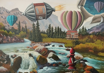Selman Altun imzalı tablo — Yağlı Boya, 50×70 cm, 32.500 TL müzayede satışı