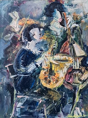 Yasin Akbaydar imzalı tablo — Yağlı Boya, 21×30 cm, 8.000 TL müzayede satışı