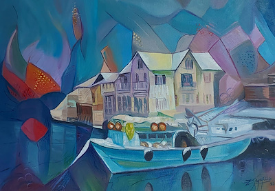 Zafer Karakuş imzalı tablo — Yağlı Boya, 50×70 cm, 13.000 TL müzayede satışı