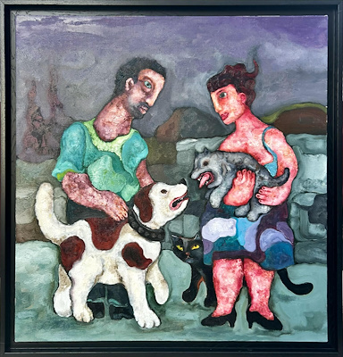 Murat Tolga imzalı tablo — Yağlı Boya, 100×100 cm, 60.000 TL müzayede satışı