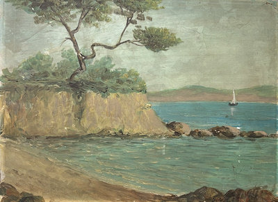 Sadık Göktuna imzalı tablo — Yağlı Boya, 30×40 cm, 27.500 TL müzayede satışı
