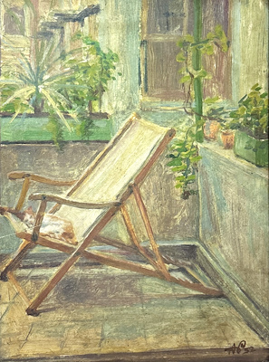 Ali Pertev Horoz imzalı tablo — Yağlı Boya, 50×35 cm, 25.000 TL müzayede satışı