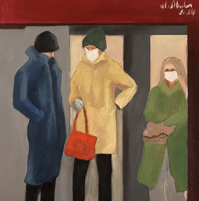 Mustafa Akalan imzalı tablo — Yağlı Boya, 30×30 cm, 1.250 TL müzayede satışı
