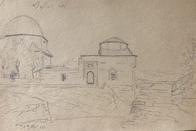 Sadık Göktuna imzalı tablo — 13×20 cm, 1.250 TL müzayede satışı