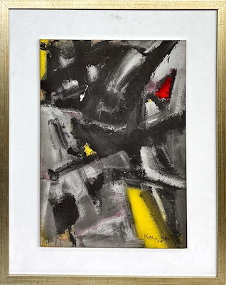 Fethi Arda imzalı tablo — Baskı, 43.5×30 cm, 4.750 TL müzayede satışı